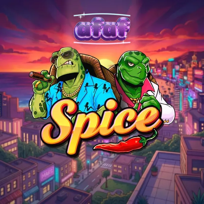Tampilan antarmuka permainan slot Spice dengan tema kura-kura dan grid 6x6